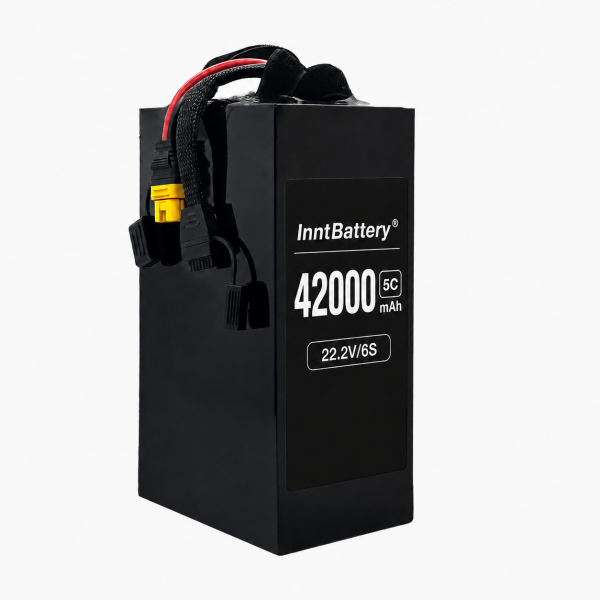 22.2V 42Ah 350Wh/kg 半固态 LiPo 无人机电池组