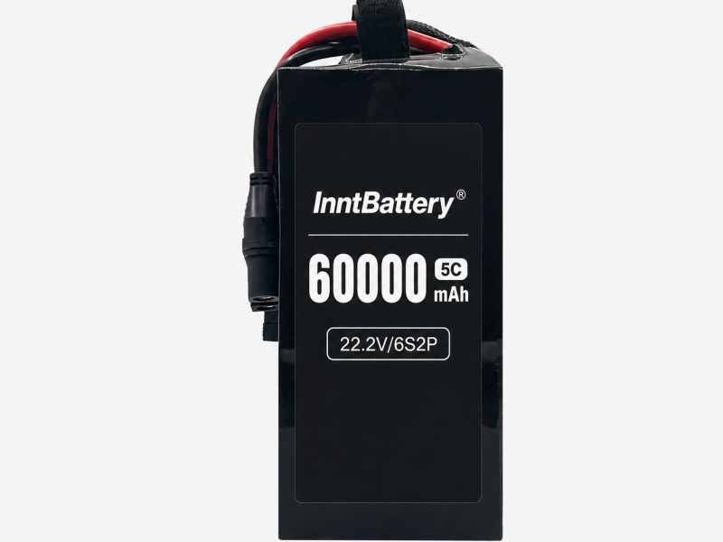 22.2V 60Ah 350Wh/kg 半固态 LiPo 无人机电池组