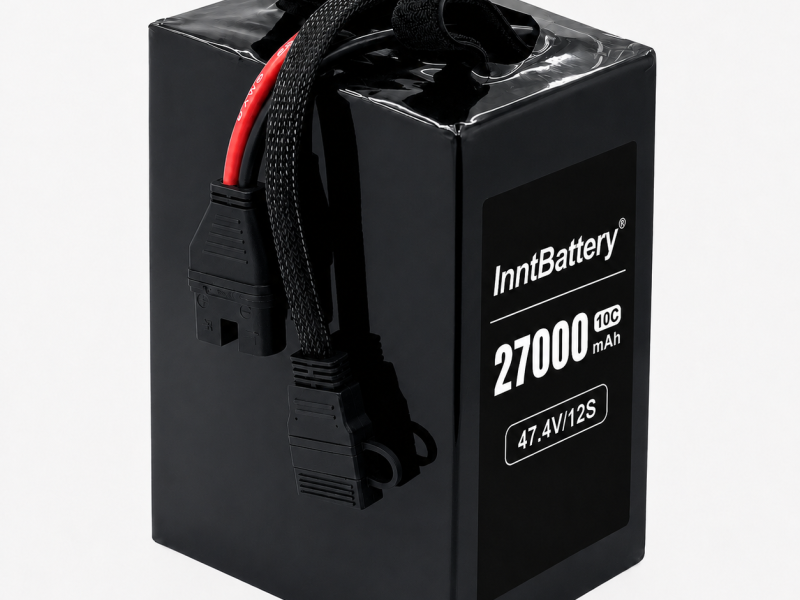 23.7V / 47.4V 27Ah 半固态 LiPo 无人机电池组