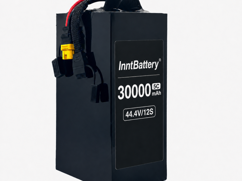 22.2V / 44.4V 30Ah 330Wh/kg 半固态 LiPo 无人机电池组