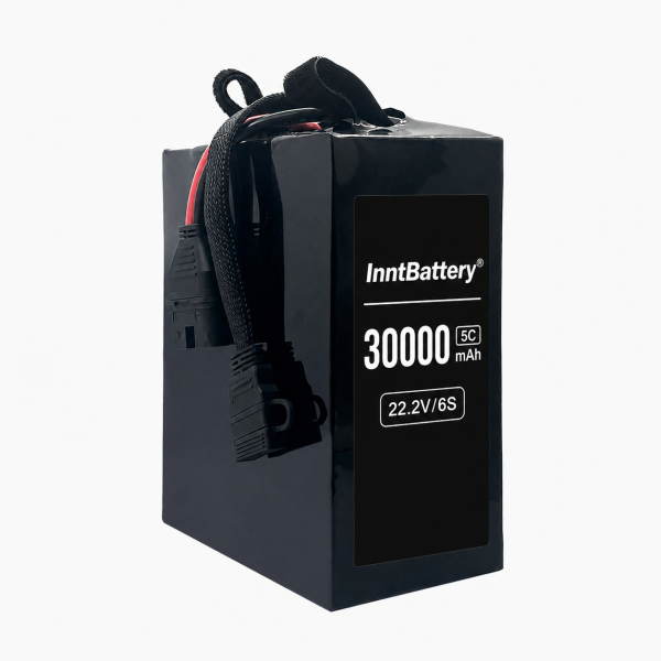 22.2V 30Ah 350Wh/kg 半固态 LiPo 无人机电池组