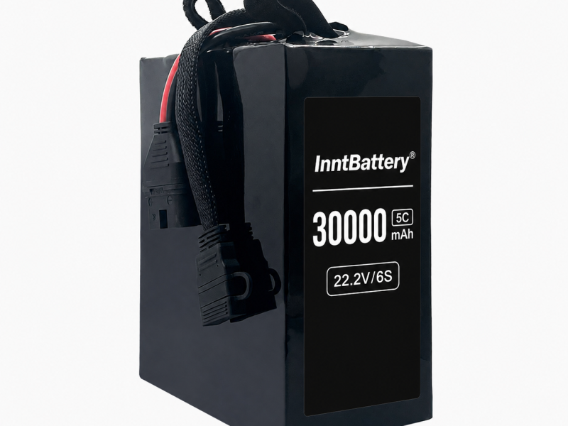 22.2V 30Ah 350Wh/kg 半固态 LiPo 无人机电池组