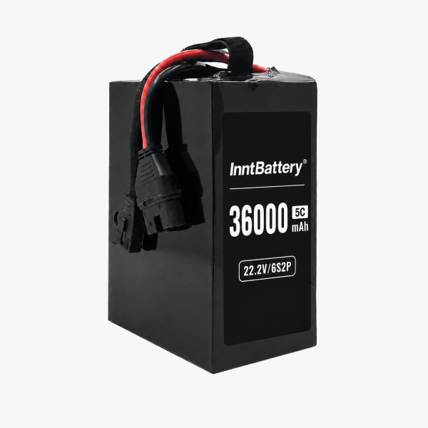 22.2V 36Ah 350Wh/kg 半固态 LiPo 无人机电池组