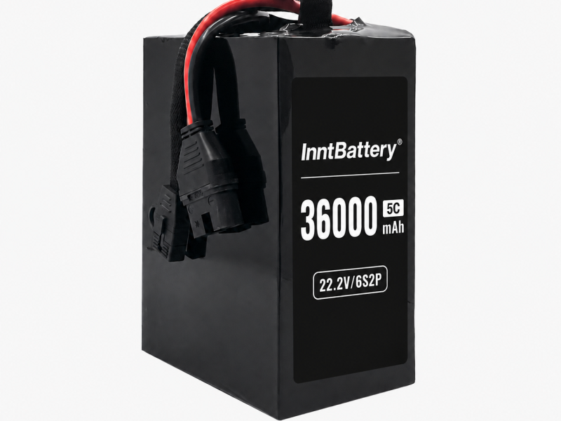 22.2V 36Ah 350Wh/kg 半固态 LiPo 无人机电池组