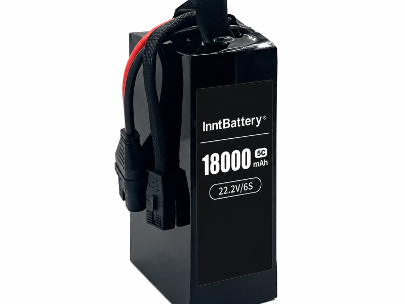 22.2V 18Ah 350Wh/kg 半固态 LiPo 无人机电池组