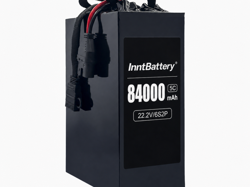 22.2V 84Ah 350Wh/kg 半固态 LiPo 无人机电池组