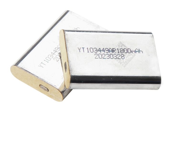 23 3.7V 铝壳锂电芯 1250–1450mAh